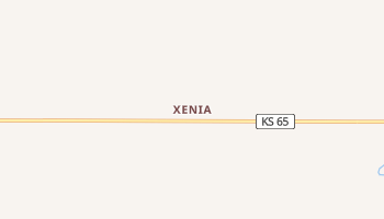 Xenia, Kansas map