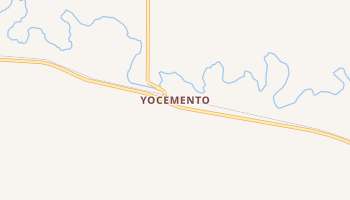 Yocemento, Kansas map