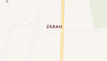 Zarah, Kansas map
