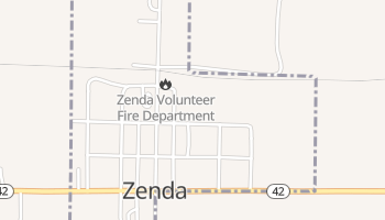 Zenda, Kansas map