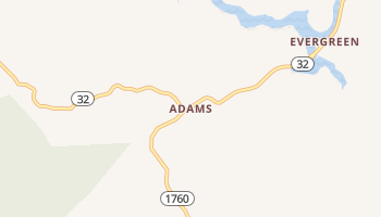 Adams, Kentucky map