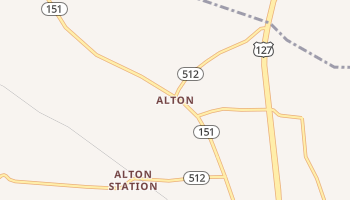 Alton, Kentucky map