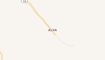 Alva, Kentucky map