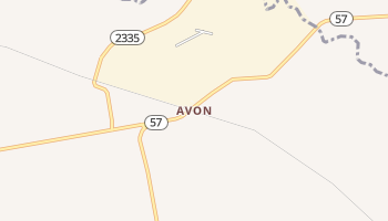 Avon, Kentucky map