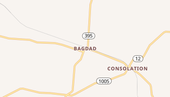 Bagdad, Kentucky map