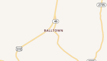 Balltown, Kentucky map