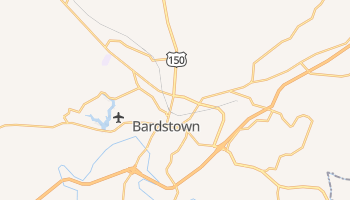Bardstown, Kentucky map