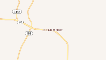 Beaumont, Kentucky map