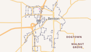 Benton, Kentucky map
