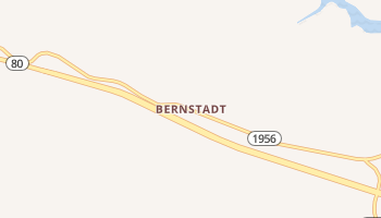 Bernstadt, Kentucky map