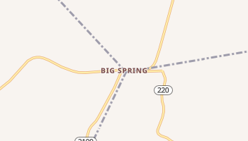 Big Spring, Kentucky map