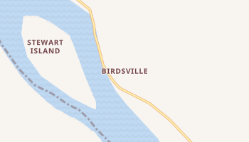 Birdsville, Kentucky map