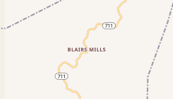 Blairs Mills, Kentucky map