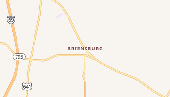 Briensburg, Kentucky map