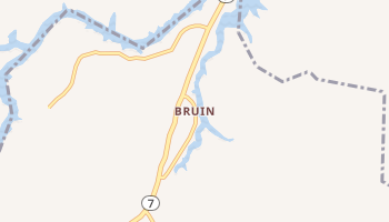 Bruin, Kentucky map