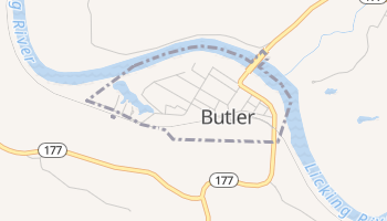 Butler, Kentucky map