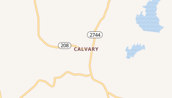 Calvary, Kentucky map