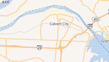 Calvert City, Kentucky map