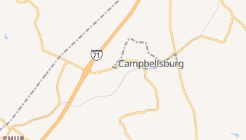 Campbellsburg, Kentucky map