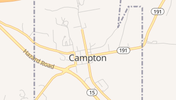 Campton, Kentucky map