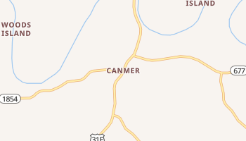 Canmer, Kentucky map