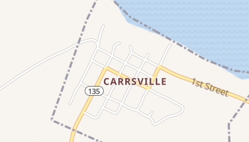 Carrsville, Kentucky map