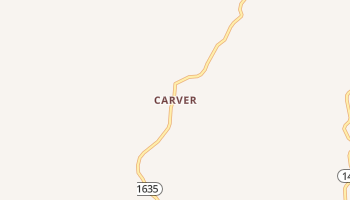 Carver, Kentucky map