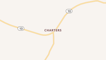 Charters, Kentucky map