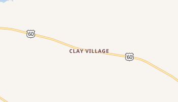 Clay Village, Kentucky map