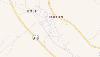Cleaton, Kentucky map