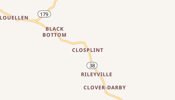 Closplint, Kentucky map