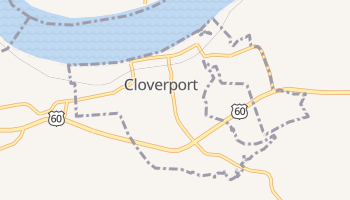 Cloverport, Kentucky map