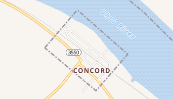 Concord, Kentucky map