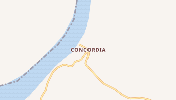 Concordia, Kentucky map
