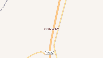 Conway, Kentucky map