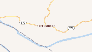 Creelsboro, Kentucky map