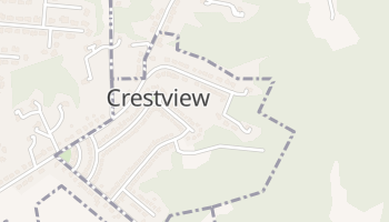 Crestview, Kentucky map
