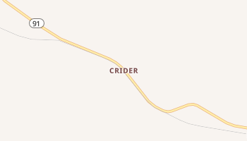 Crider, Kentucky map
