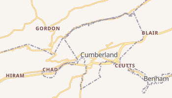 Cumberland, Kentucky map