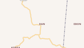 Dan, Kentucky map
