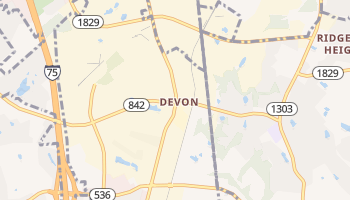 Devon, Kentucky map