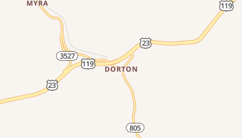 Dorton, Kentucky map