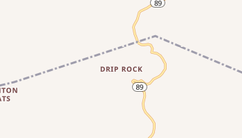 Drip Rock, Kentucky map