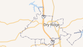 Dry Ridge, Kentucky map