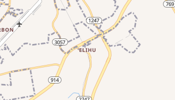 Elihu, Kentucky map
