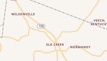 Elk Creek, Kentucky map