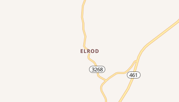 Elrod, Kentucky map