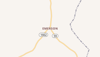 Emerson, Kentucky map