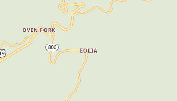 Eolia, Kentucky map