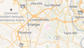 Erlanger, Kentucky map